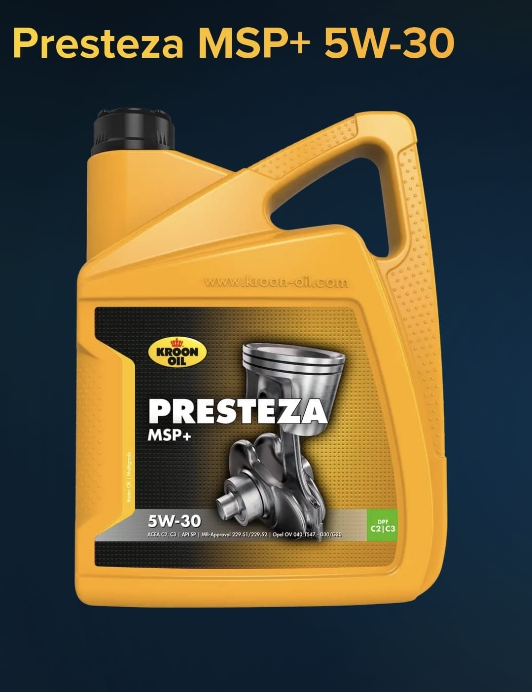 Ulei motor KROON OIL Presteza MSP 5W30 5l